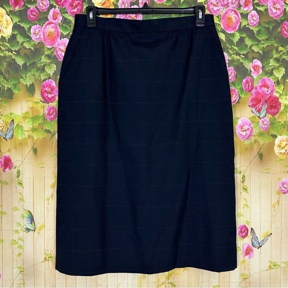 BURBERRYS’ Vintage Dead Stock Skirt Suit Size 14 - Picture 6 of 16